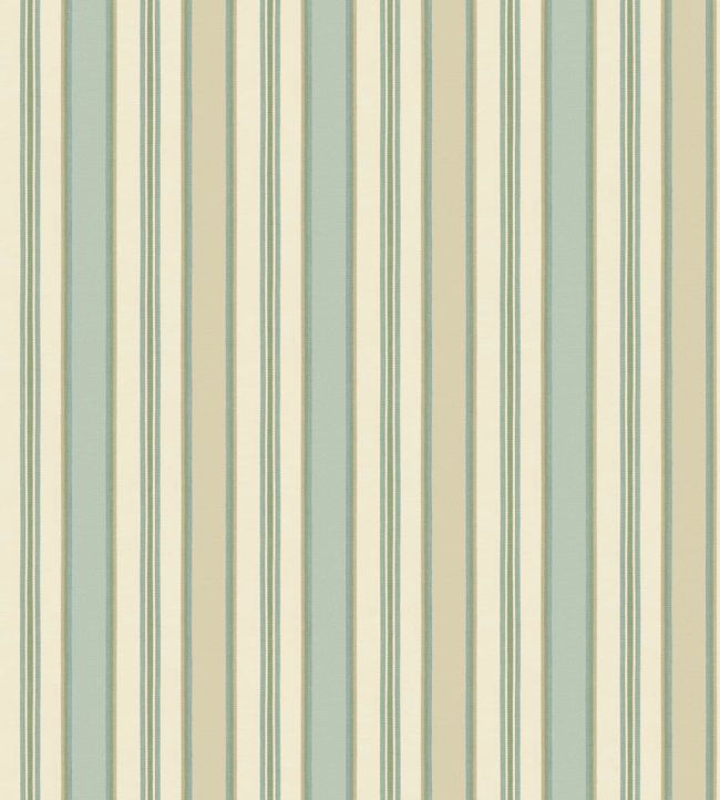 Melbourne Stripe Wallpaper by GP & J Baker Aqua