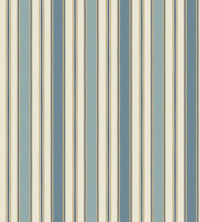 Melbourne Stripe Wallpaper by GP & J Baker Blue