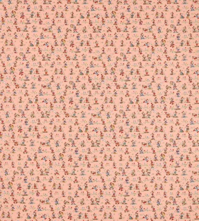 Mickey & Minnie Fabric by Sanderson Blancmange
