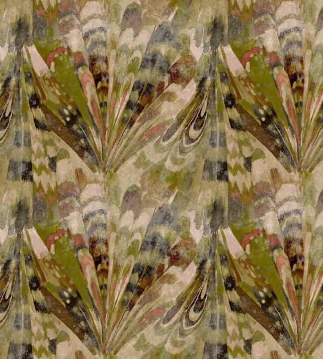 Midi Rutland Fabric by Arley House Moss