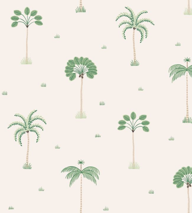 Milo Wallpaper by Sandberg Spring Green
