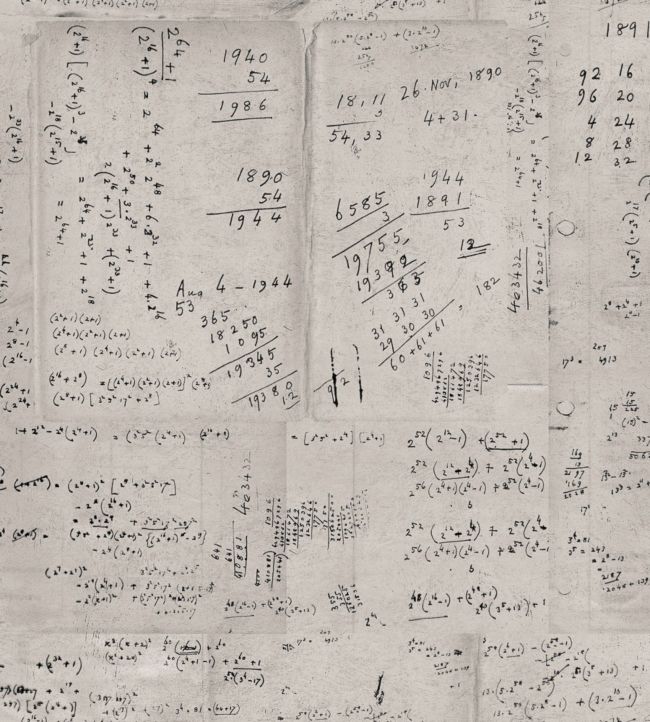Math Wallpaper in Mono by MINDTHEGAP | Jane Clayton