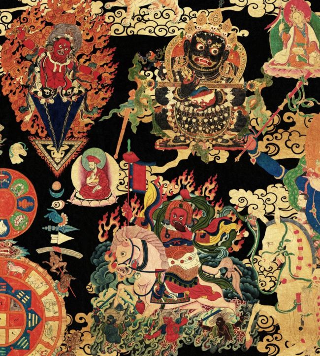 Tibetan Tapestry Wallpaper by MINDTHEGAP 50
