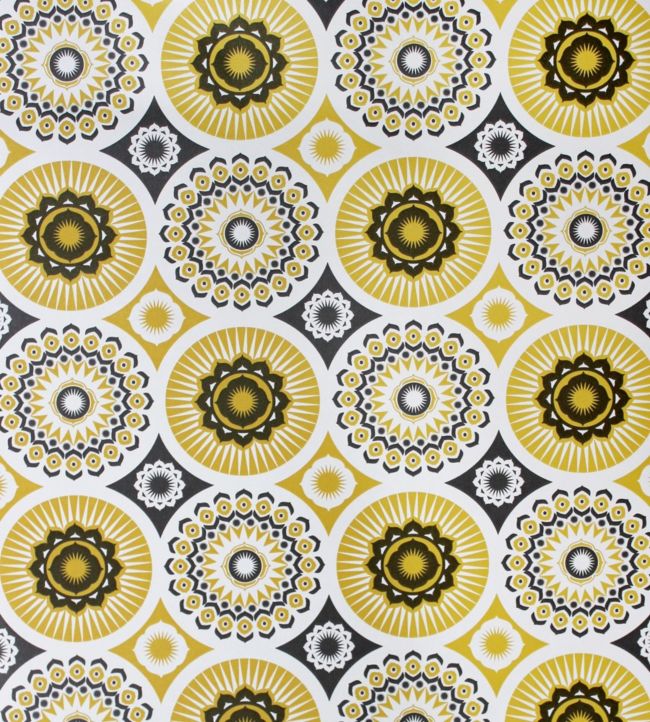 Darjeeling Wallpaper by Mini Moderns Mustard