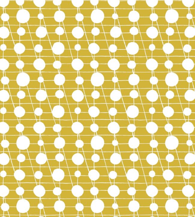 Pavilion Wallpaper by Mini Moderns Mustard