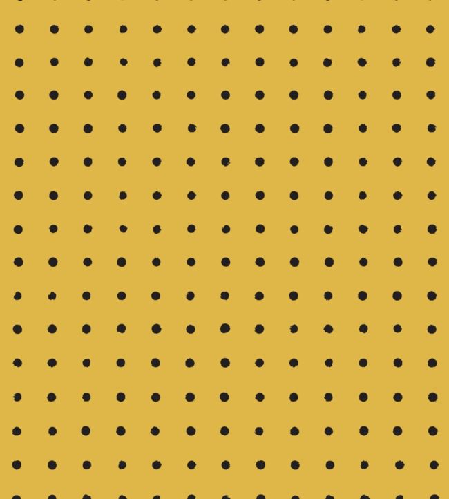 Peggy Wallpaper by Mini Moderns Mustard