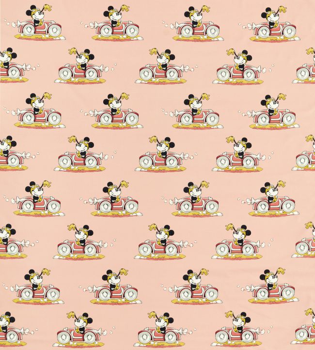 Minnie On the Move Fabric by Sanderson Candy Floss