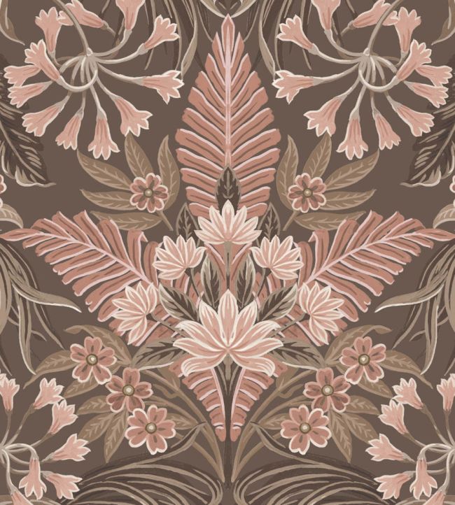 Mirk Fabric by Woodchip & Magnolia Peat Brown