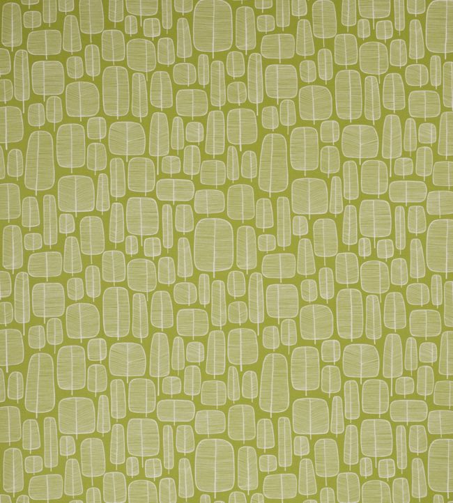 Little Trees Fabric by MissPrint Moss