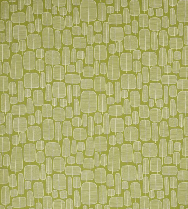 Little Trees Fabric by MissPrint Moss