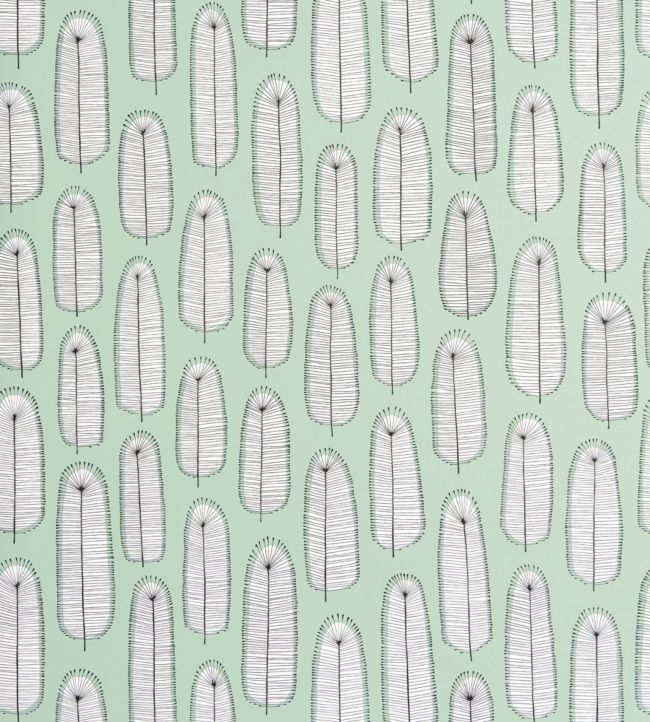 Bloom Blossom Wallpaper by MissPrint Sea Green