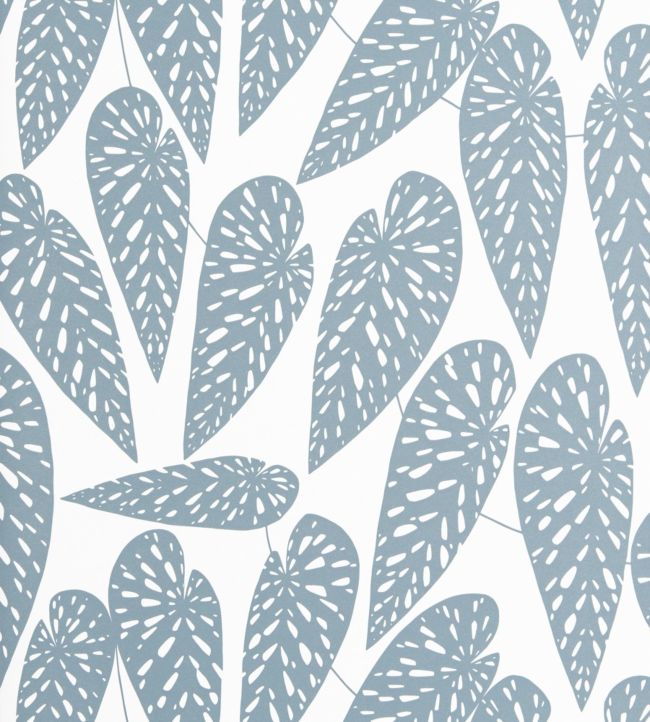 Tropics Wallpaper by MissPrint Boathouse Blue