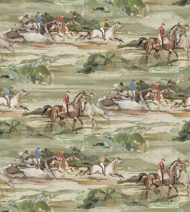 Morning Gallop Wallpaper by Mulberry Home Antique