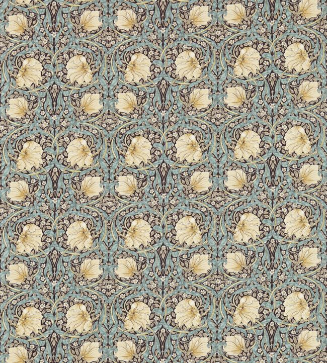 Pimpernel Fabric by Morris & Co Bullrush/Slate