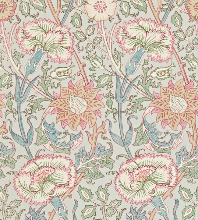 Pink & Rose Wallpaper by Morris & Co Eggshell/Rose