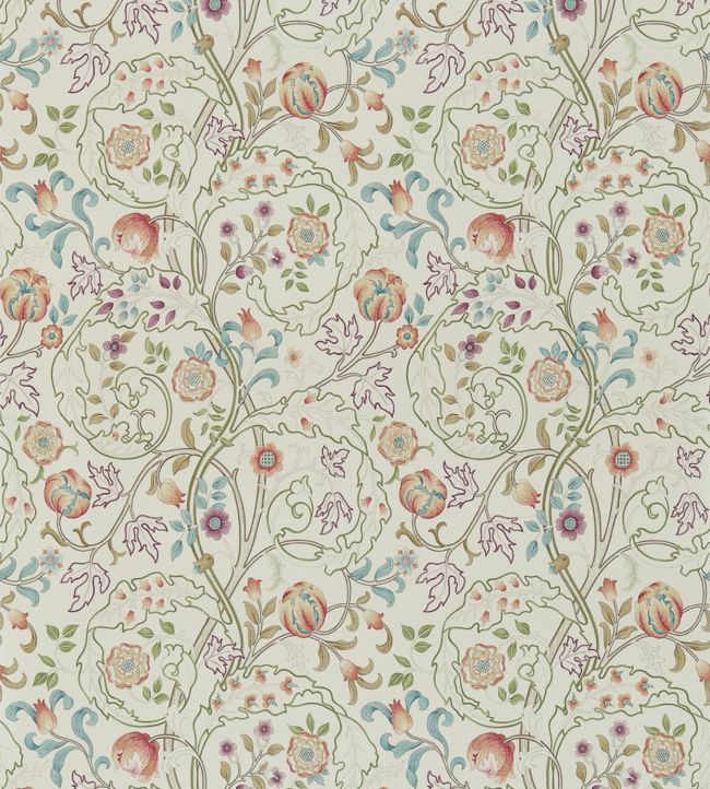 Mary Isobel Wallpaper by Morris & Co Rose/Artichoke