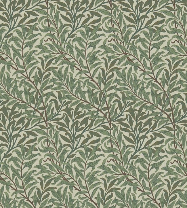 Willow Bough Fabric by Morris & Co Forest/Thyme