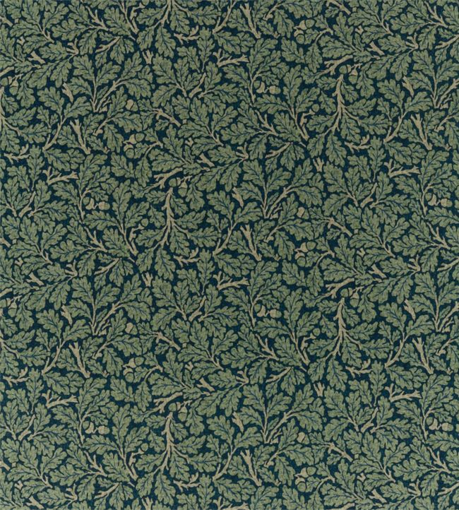 Oak Fabric by Morris & Co Teal / Slate