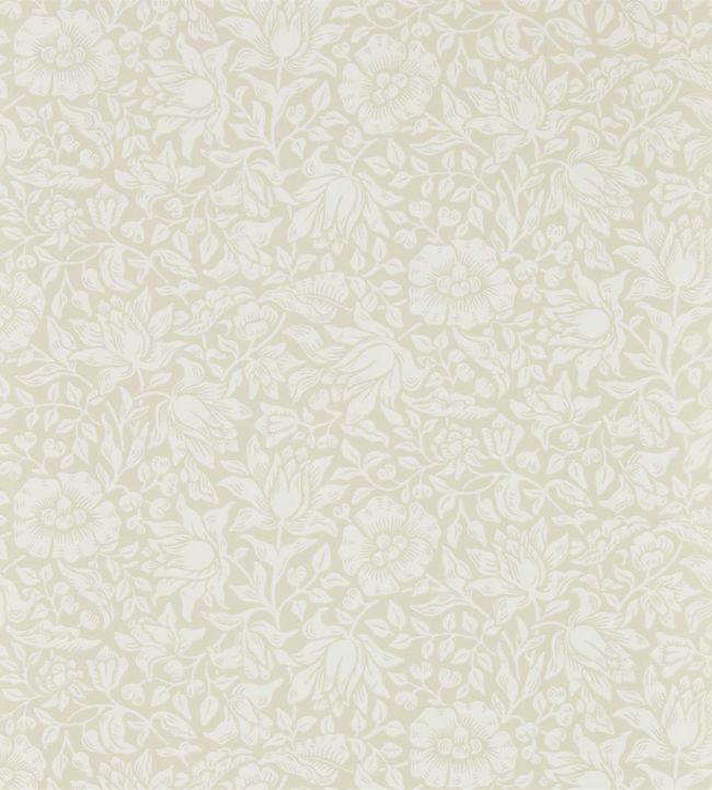 Mallow Wallpaper by Morris & Co Cream Ivory
