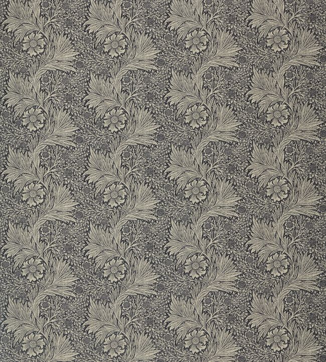 Pure Marigold Fabric by Morris & Co Black Ink