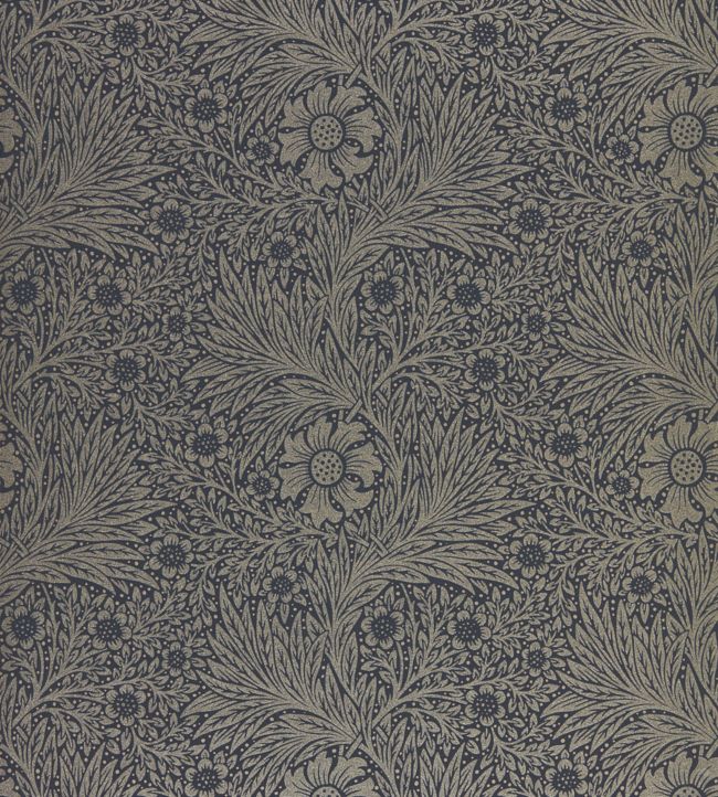 Pure Marigold Wallpaper by Morris & Co Black Ink