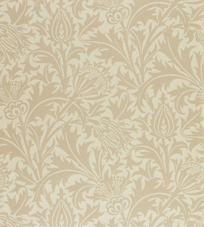 Pure Thistle Wallpaper by Morris & Co Linen