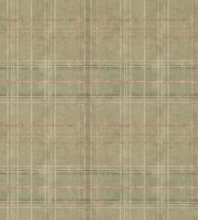 Shetland Plaid Wallpaper by Mulberry Home Lovat