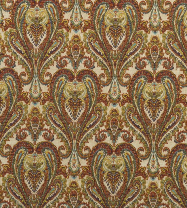 Bohemian Paisley Fabric by Mulberry Home Multi