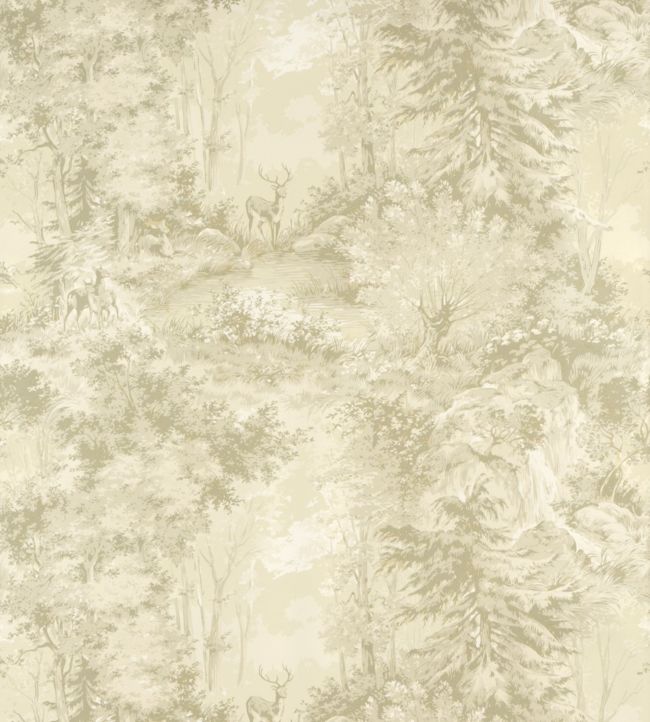 Torridon Wallpaper by Mulberry Home Charcoal