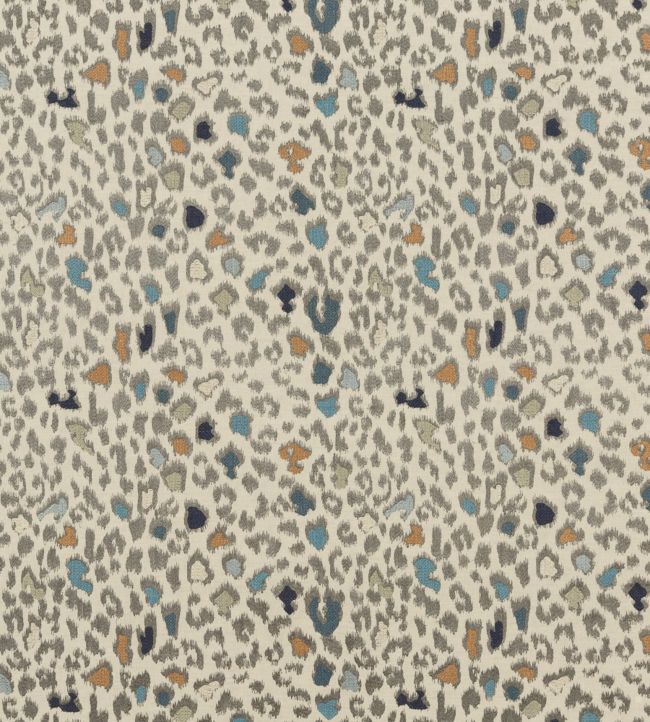 Animal Magic Fabric by Mulberry Home Teal