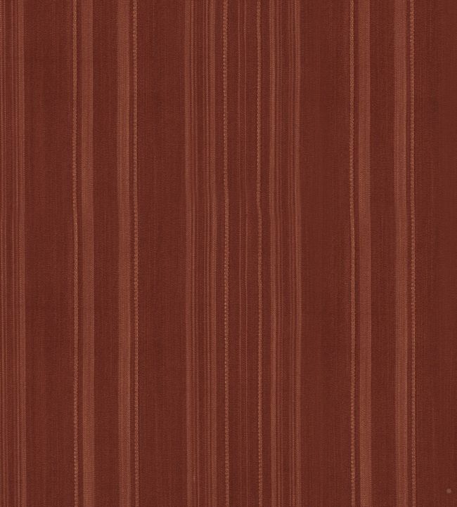 City Stripe Fabric by Mulberry Home Russet