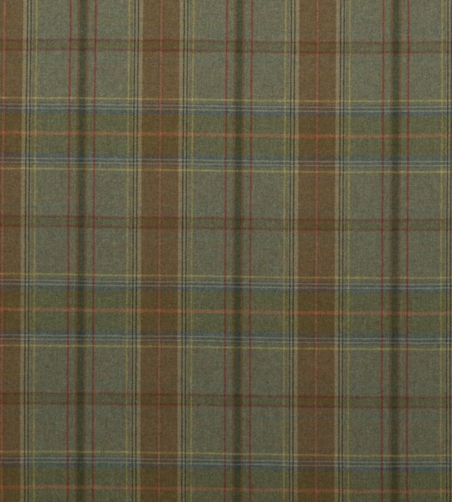 Shetland Plaid Fabric by Mulberry Home Lovat