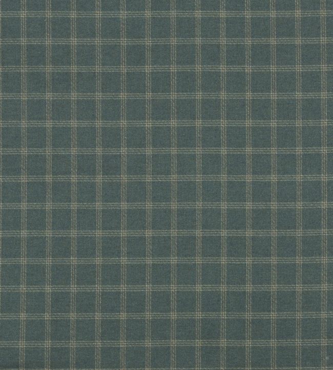 Bute Fabric by Mulberry Home Teal