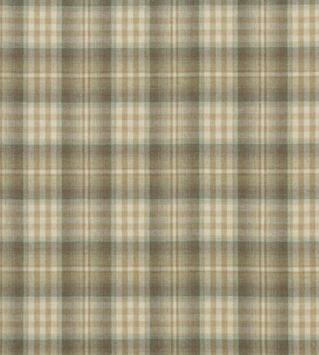 Nevis Fabric by Mulberry Home Sage/Aqua