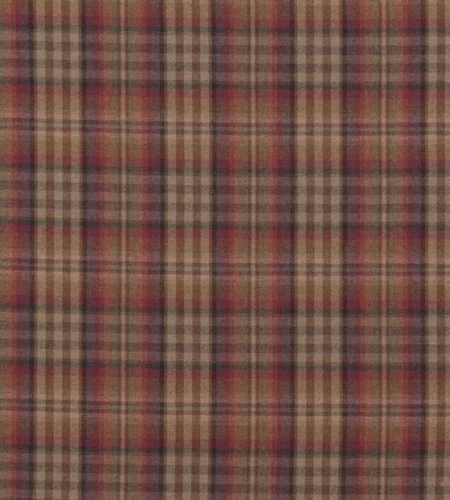 Nevis Fabric by Mulberry Home Russet/Mauve