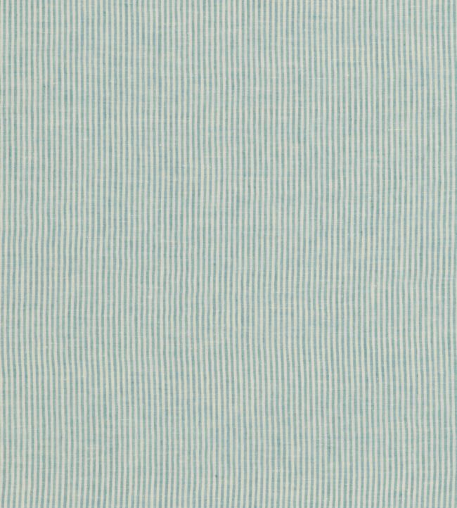Nala Ticking Fabric by Threads Aqua