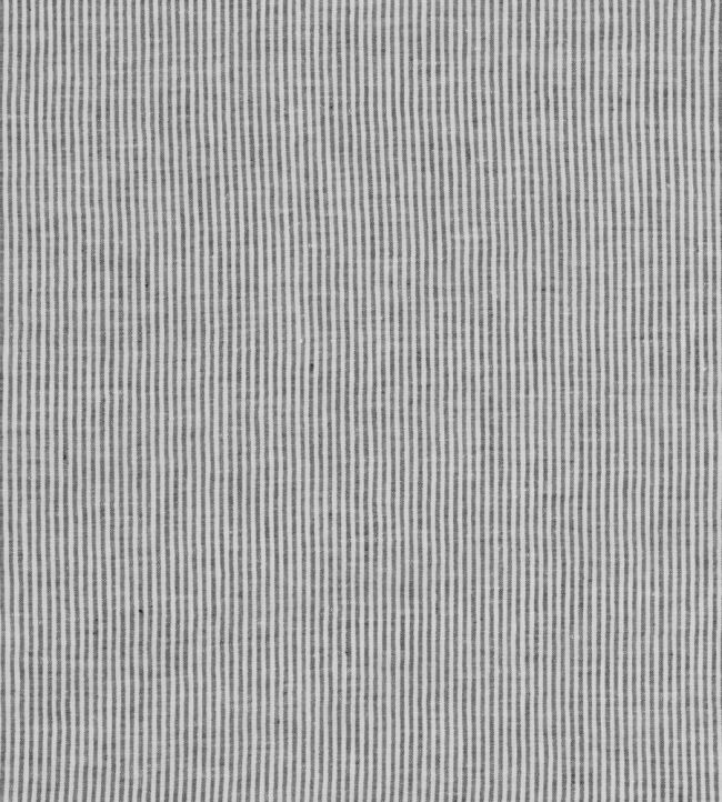 Nala Ticking Fabric by Threads Charcoal