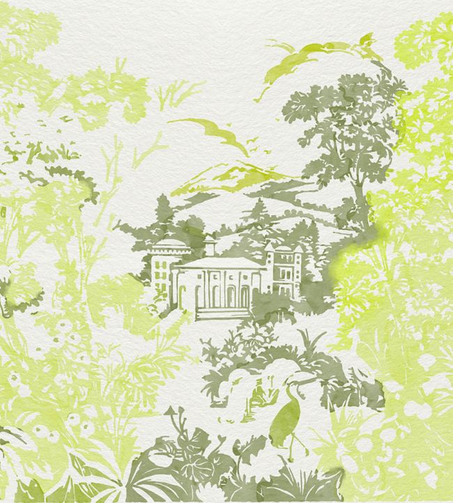 Neotapestry Mural by Coordonne Lime