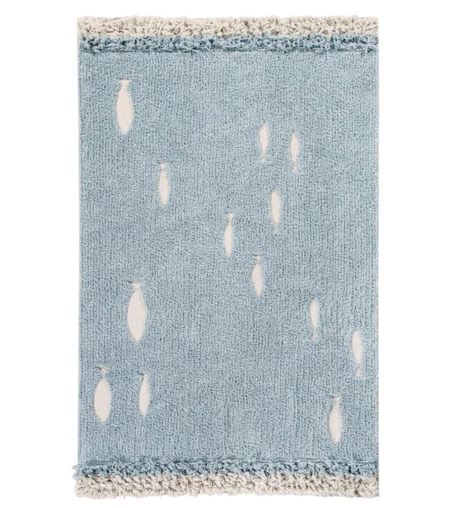 Ocean Shore Rug by Lorena Canals in Blue | Jane Clayton