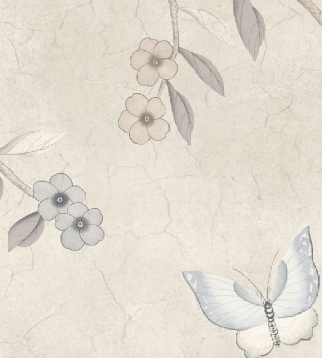 Chinoiserie Onism Fabric by Woodchip & Magnolia Stone