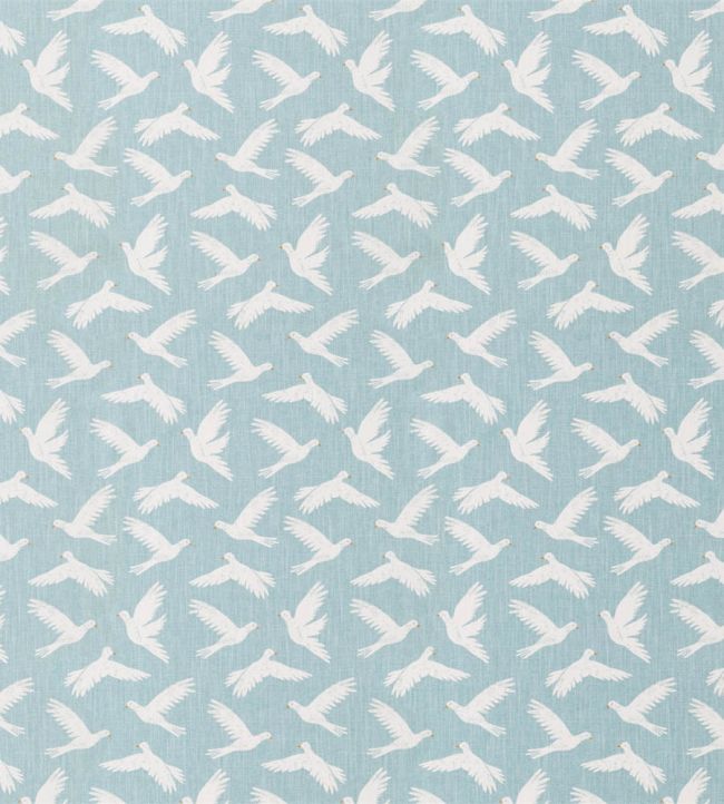 Paper Doves Fabric by Sanderson Duck Egg