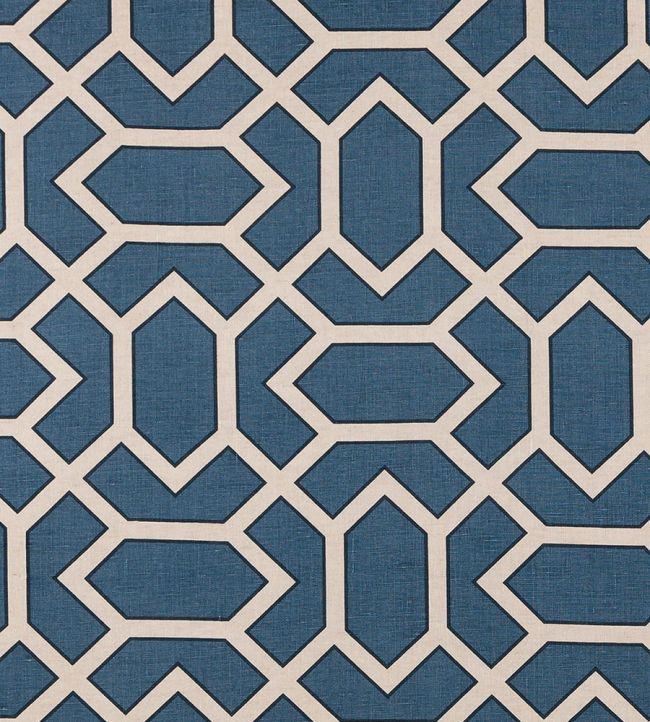 Paravento Fabric by Vanderhurd Azul/Champignon