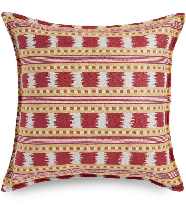 Paxton Pillow 22 x 22" by James Hare Red/Gold