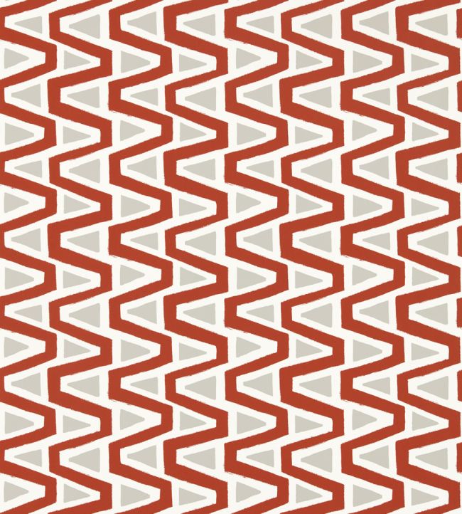 Perception Wallpaper by Harlequin Brazillian Rosewood / Temple Grey / New Beginnings