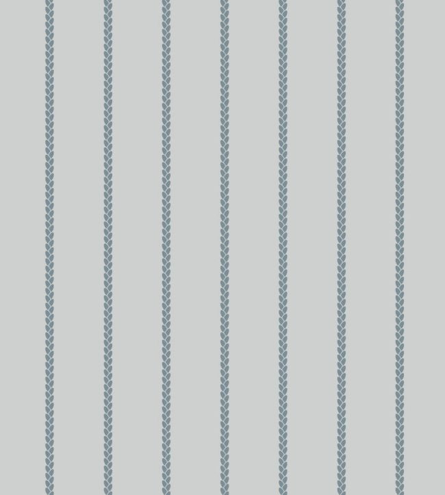 Petal Stripe Wallpaper by Farrow & Ball Skylight / Selvedge