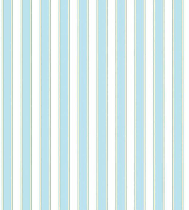 Piano Stripe Wallpaper in Robin's Egg by Scalamandre | Jane Clayton