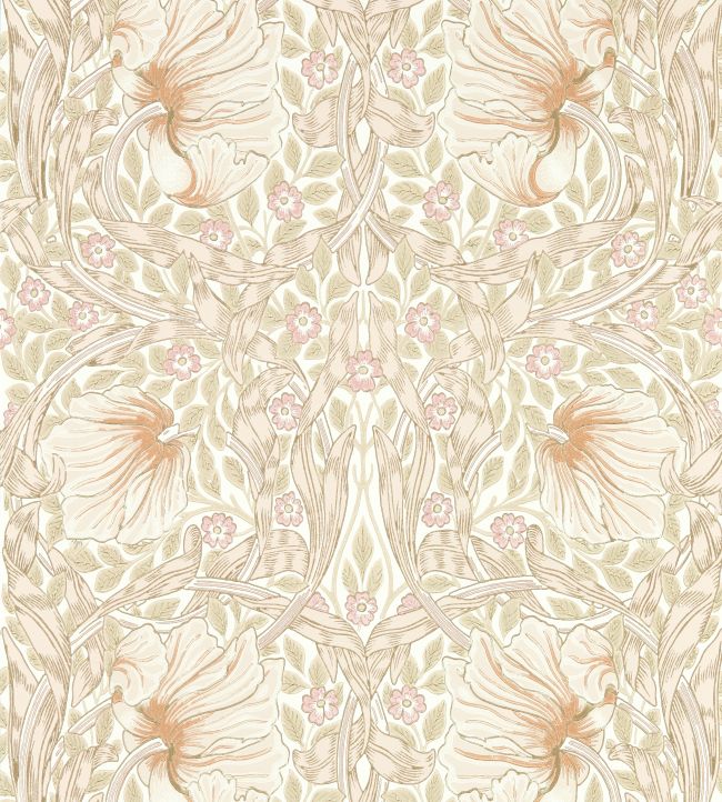 Pimpernel Wallpaper by Morris & Co Cochineal Pink