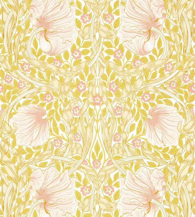 Pimpernel Wallpaper by Morris & Co Sunflower / Pink