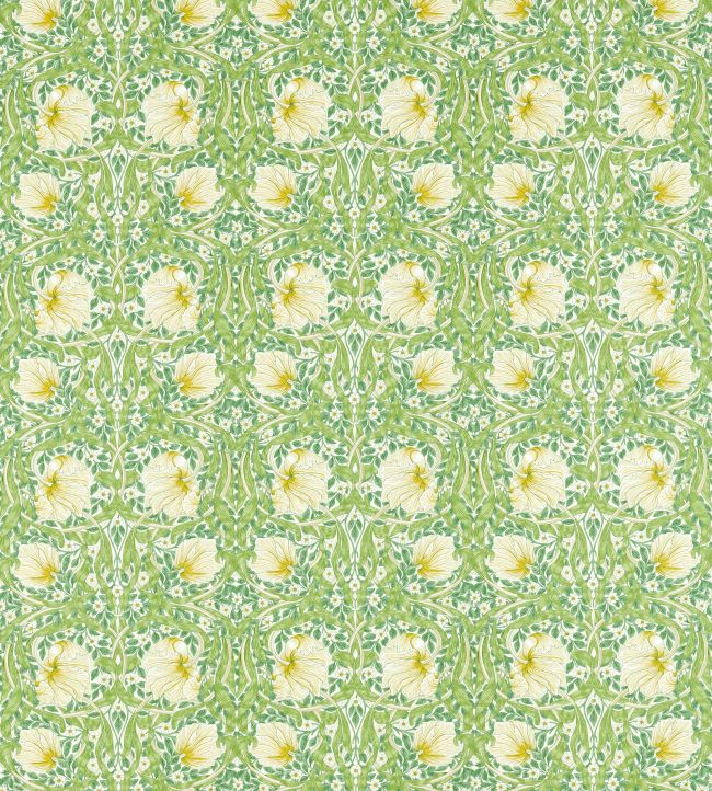 Pimpernel Fabric by Morris & Co Weld / Leaf Green