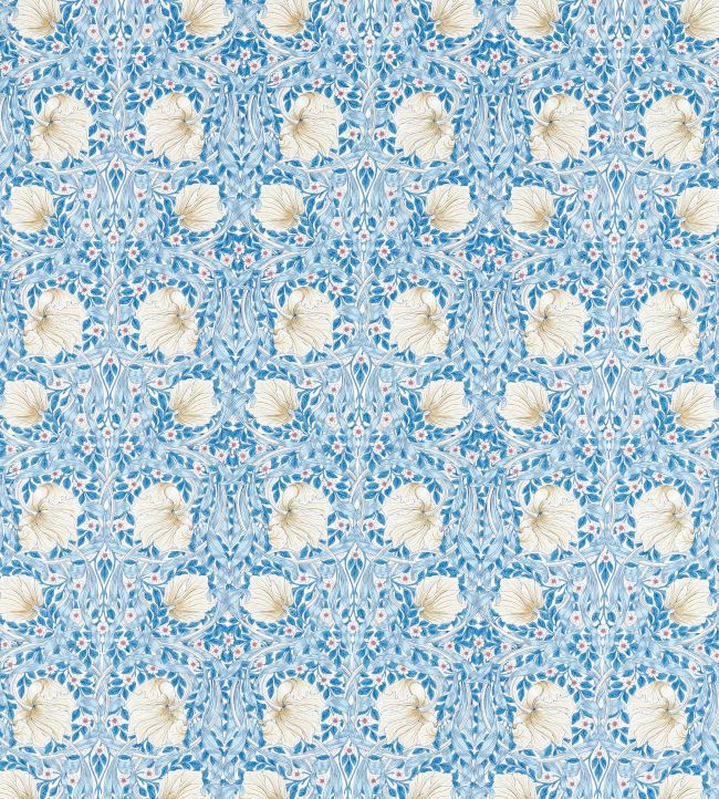 Pimpernel Fabric by Morris & Co Woad